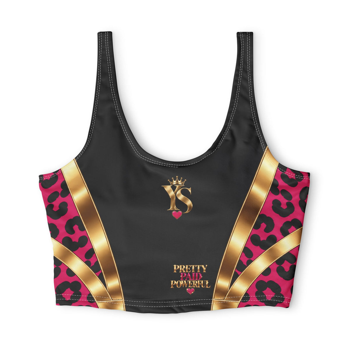 Pretty Paid Powerful Leopard Sports Bra | Your Situation Activewear