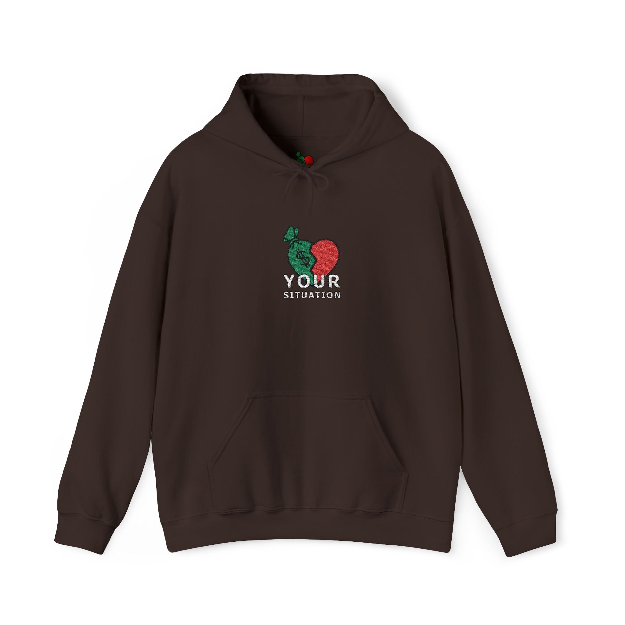 Your Situation™ Rose Heart Hoodie | Soft Life Graphic Pullover