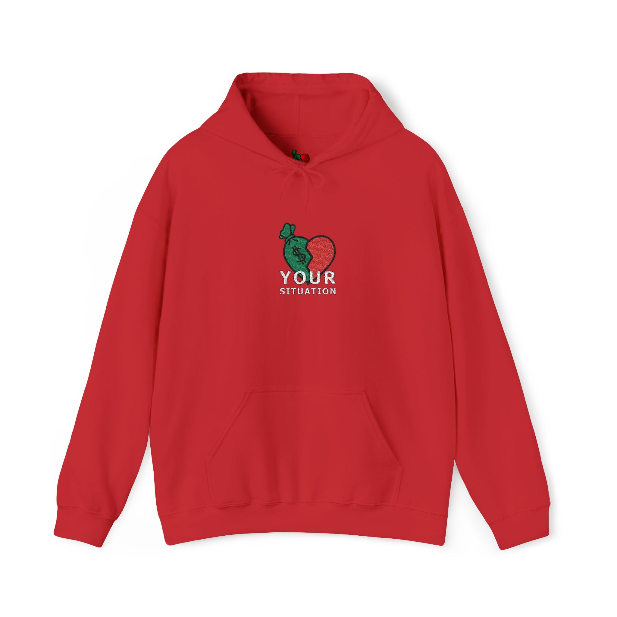 Your Situation™ Rose Heart Hoodie | Soft Life Graphic Pullover