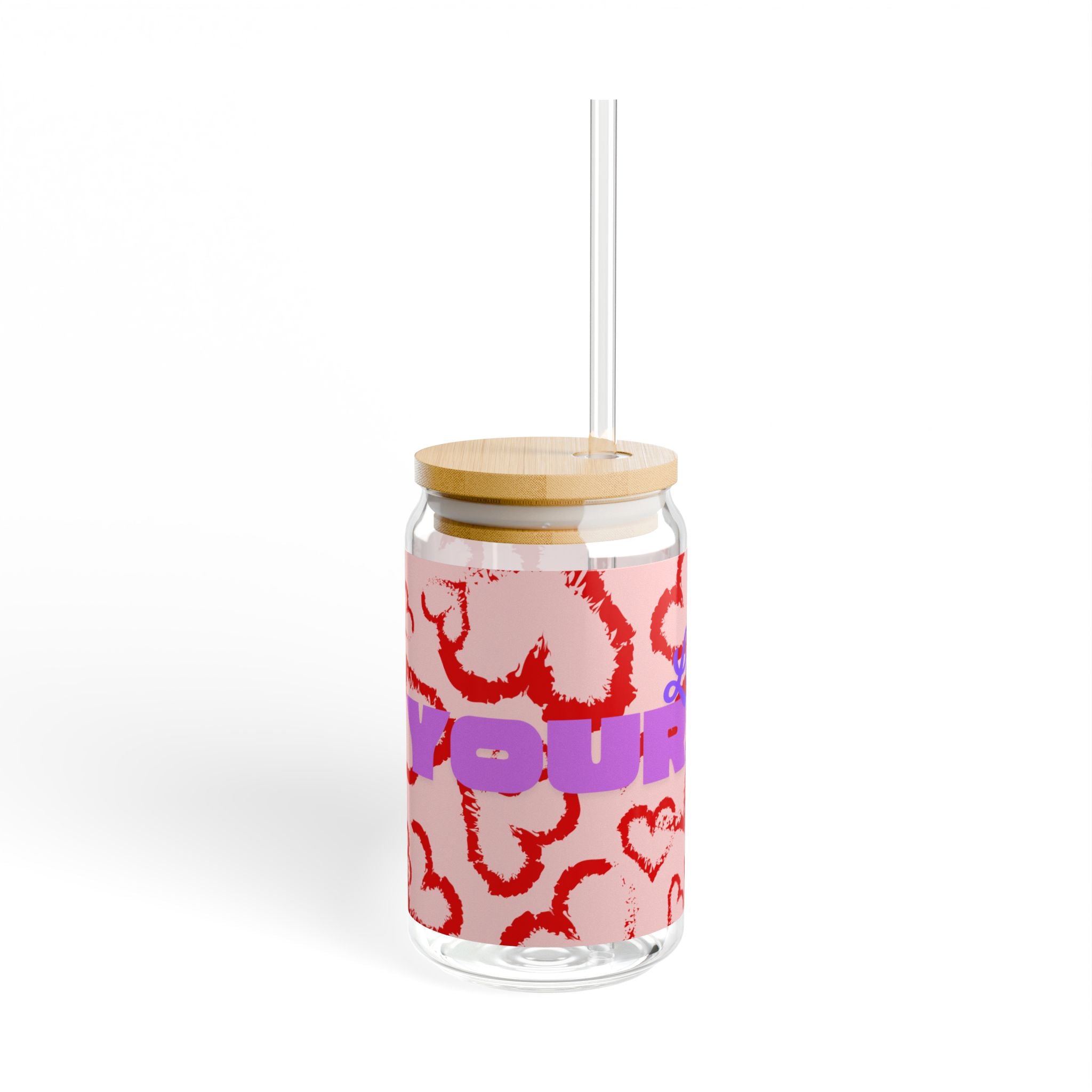 Your Situation™ Motivational Sipper Glass | Aesthetic Self-Care Drink Cup