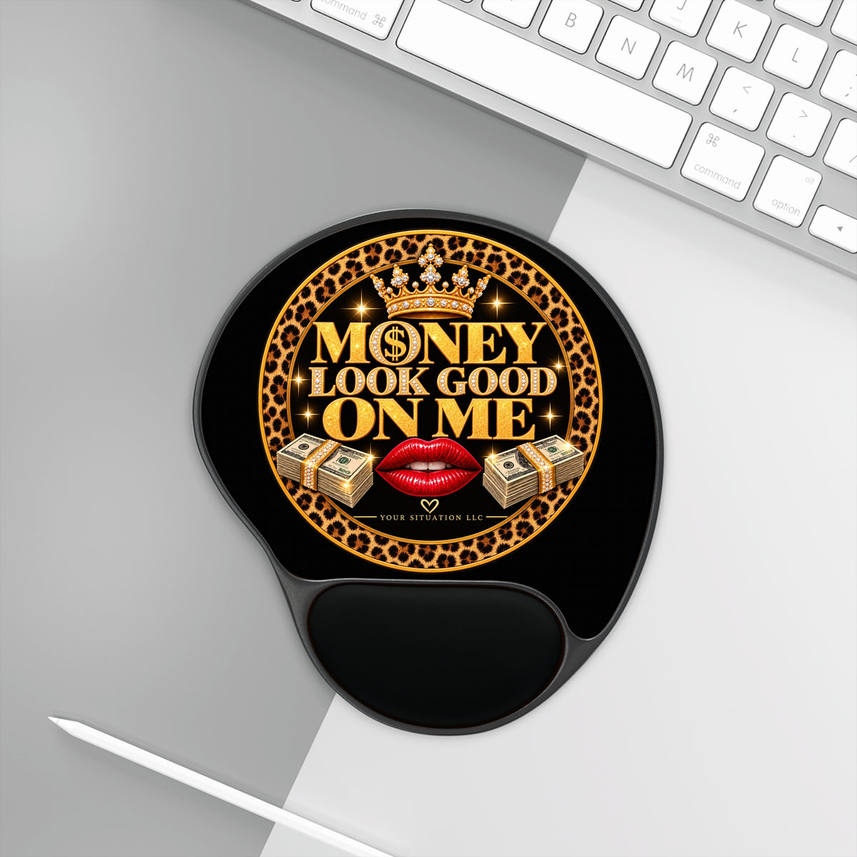 Your Situation™ Money Mindset Mouse Pad | Wrist Support Desk Essential