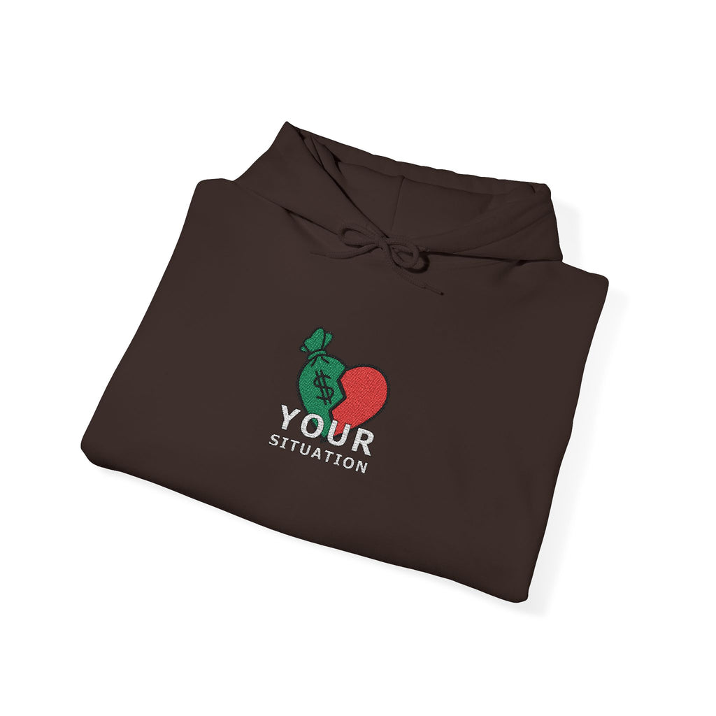 Your Situation™ Rose Heart Hoodie | Soft Life Graphic Pullover