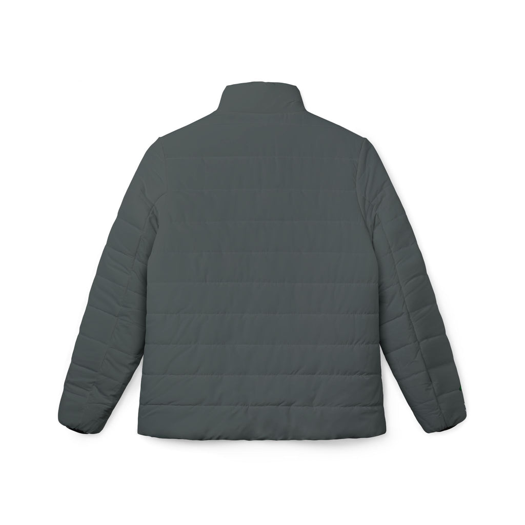 Women’s Puffer Jacket — Cozy Quilted Winter Coat with Small Chest Logo