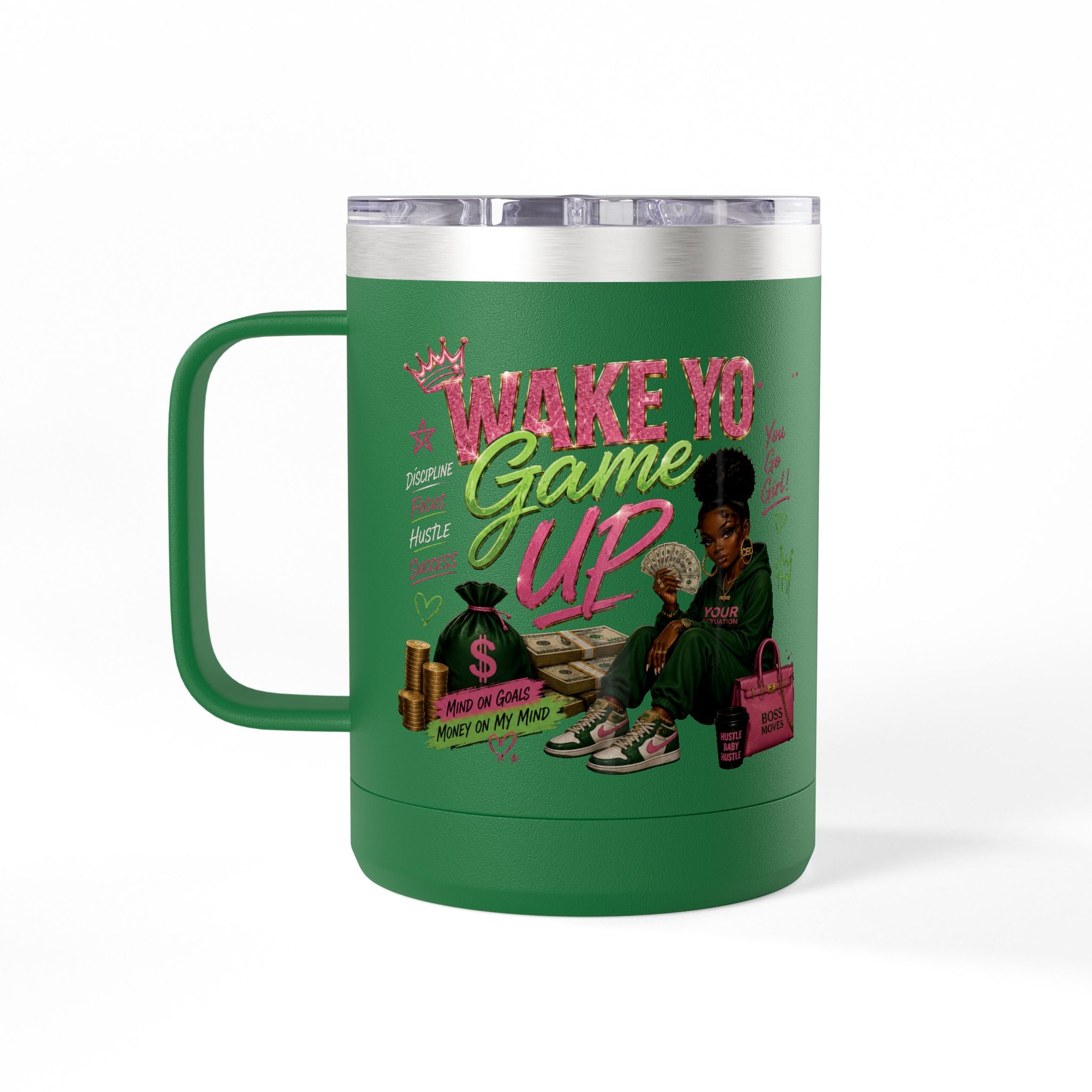 Your Situation™ “Wake Yo Game Up” Boss Babe Coffee Mug 💕☕