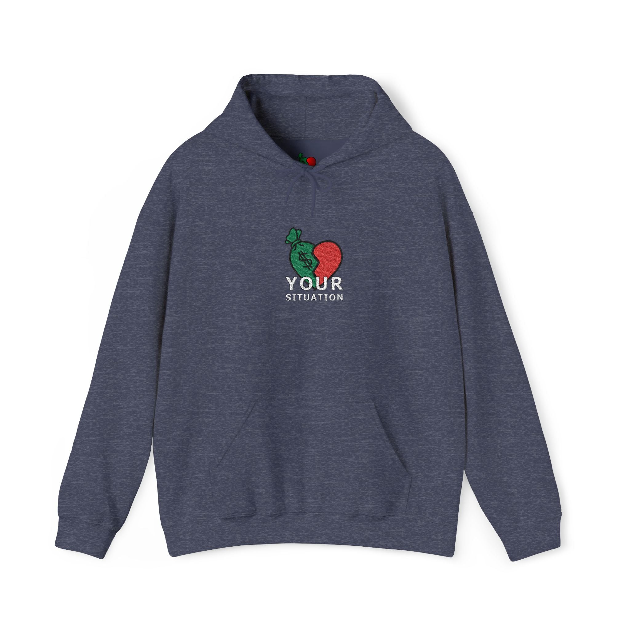 Your Situation™ Rose Heart Hoodie | Soft Life Graphic Pullover