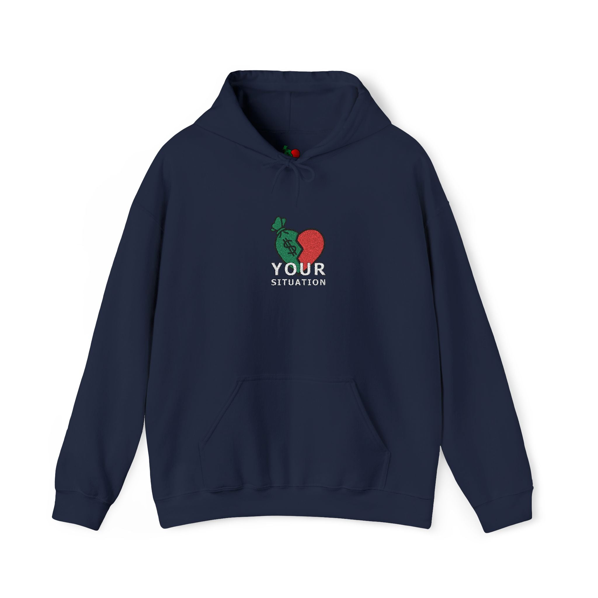 Your Situation™ Rose Heart Hoodie | Soft Life Graphic Pullover