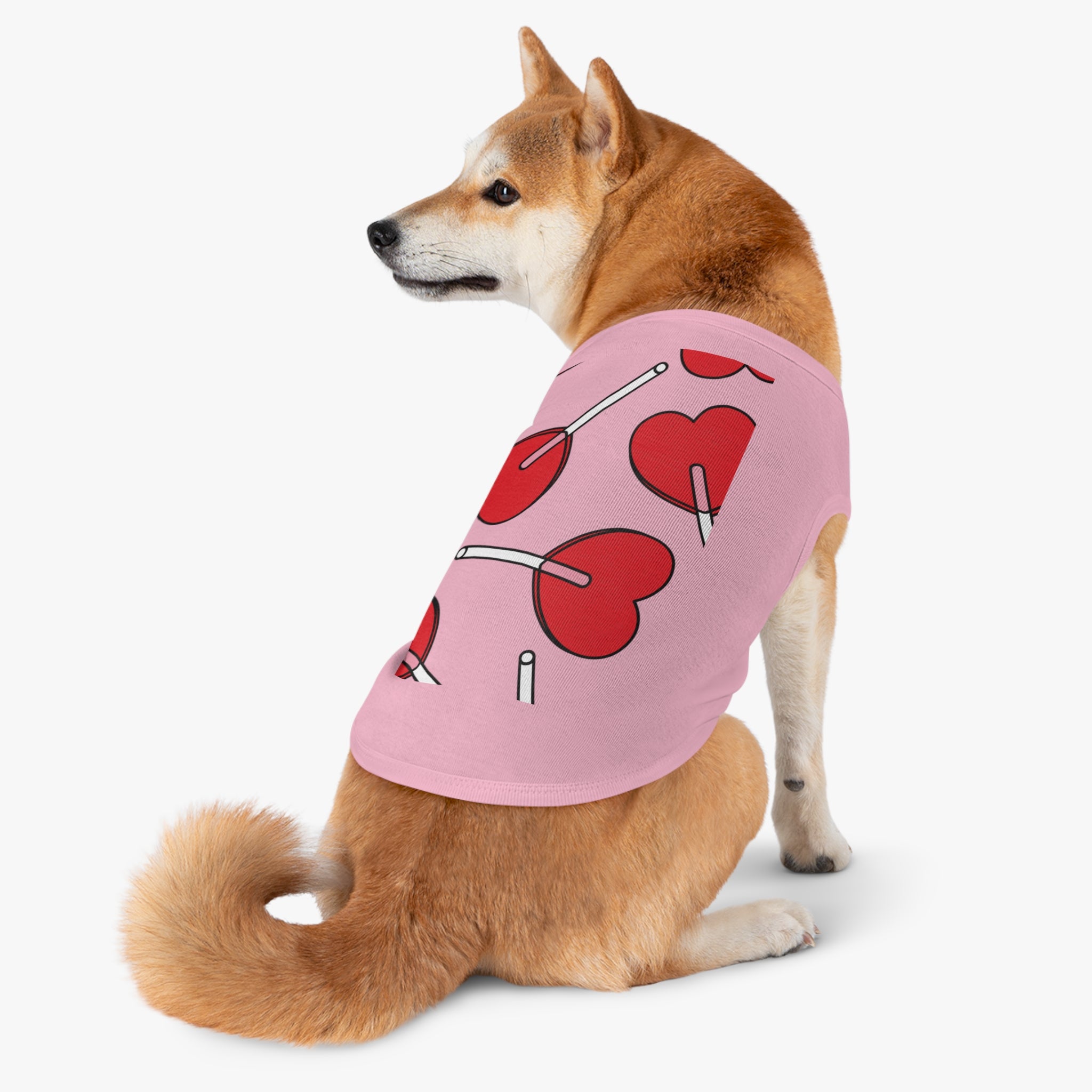 Valentine Heart Lollipop Pet Tank
