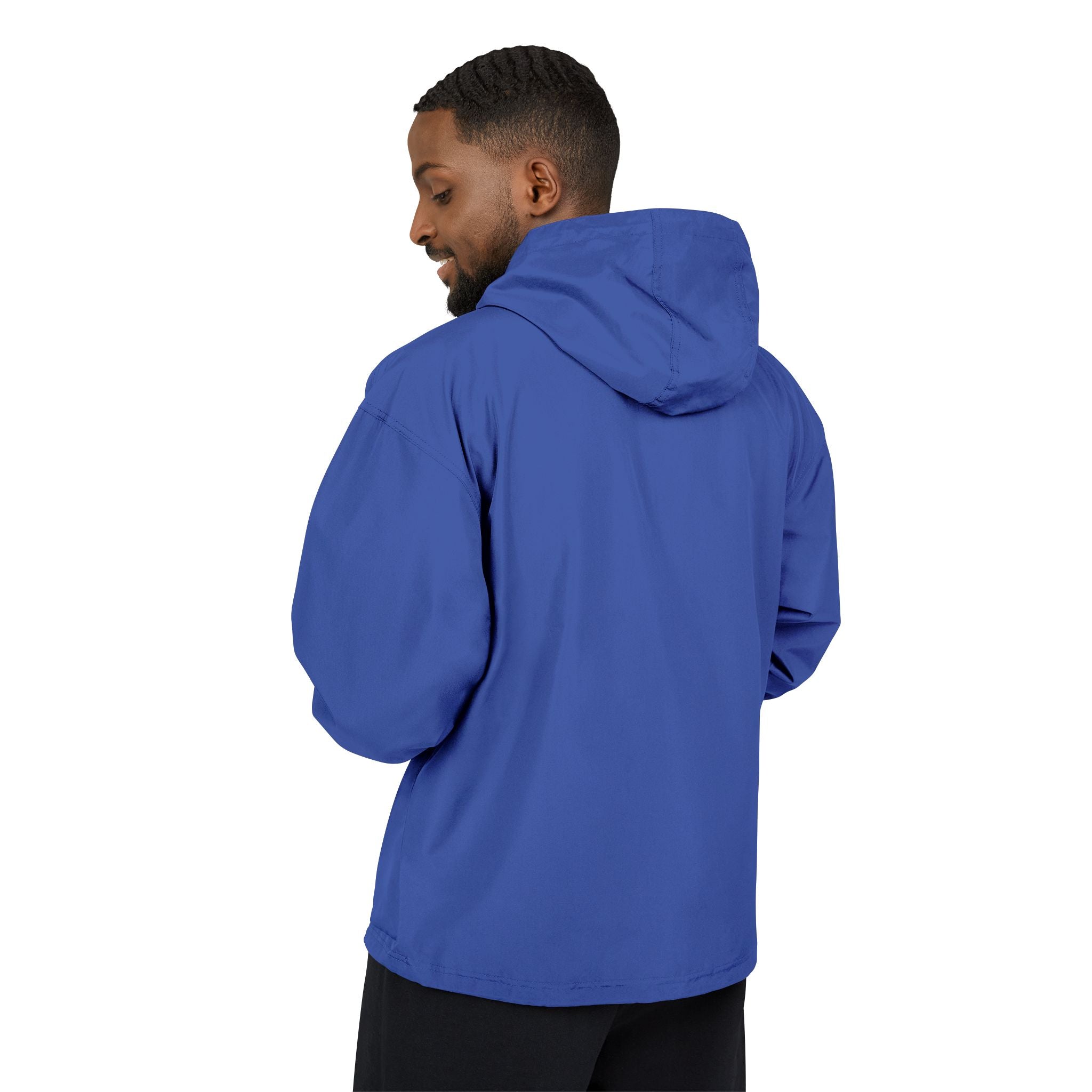 Orange Packable Anorak Jacket with 'Champion' Rose Logo — Lightweight Windbreaker