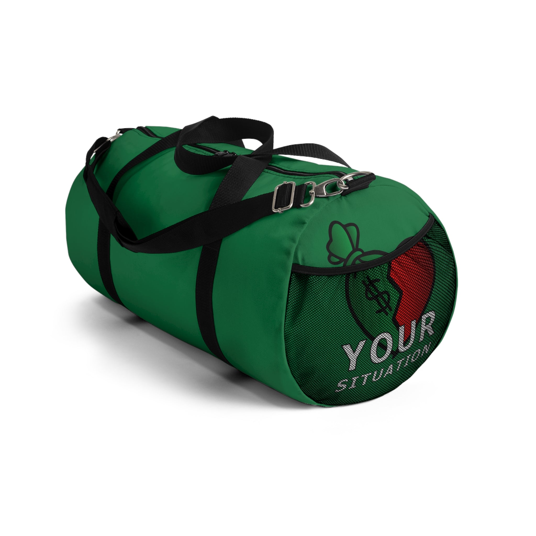 Classic Green Duffel Bag — Travel & Gym Weekend Carryall