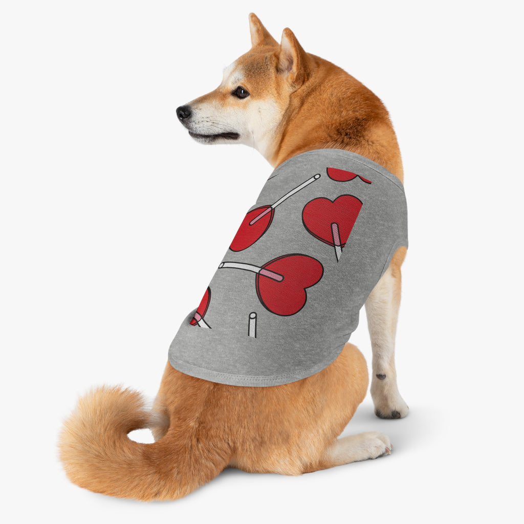 Valentine Heart Lollipop Pet Tank