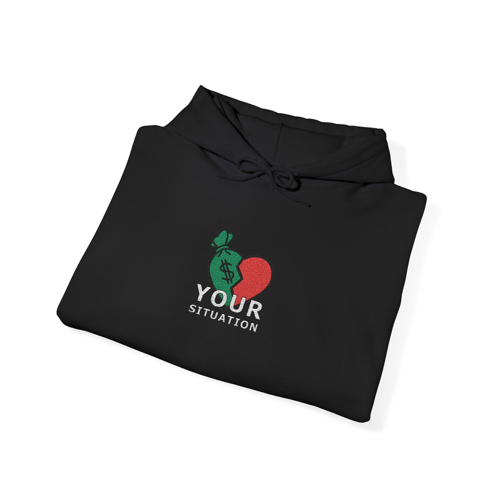 Your Situation™ Rose Heart Hoodie | Soft Life Graphic Pullover
