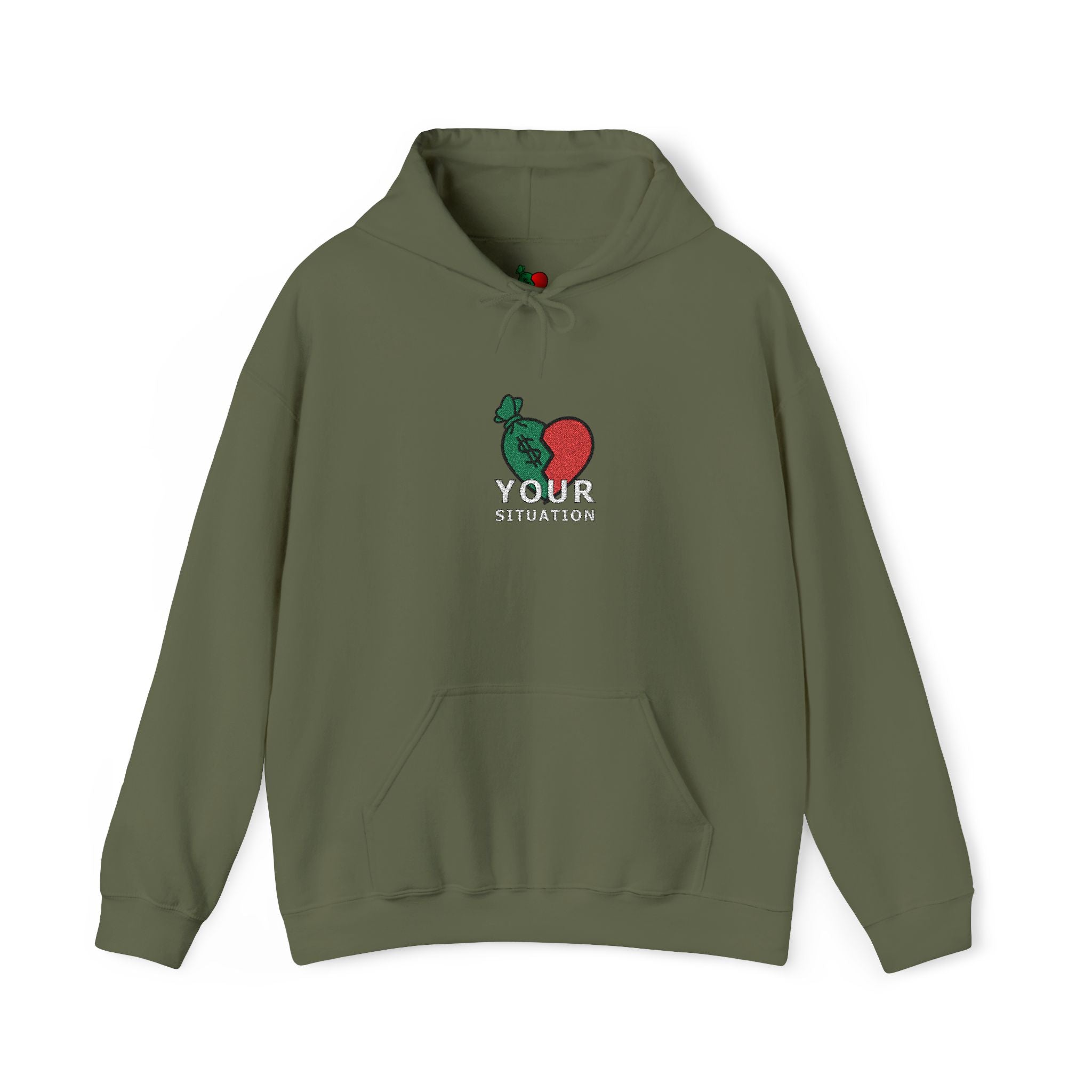 Your Situation™ Rose Heart Hoodie | Soft Life Graphic Pullover