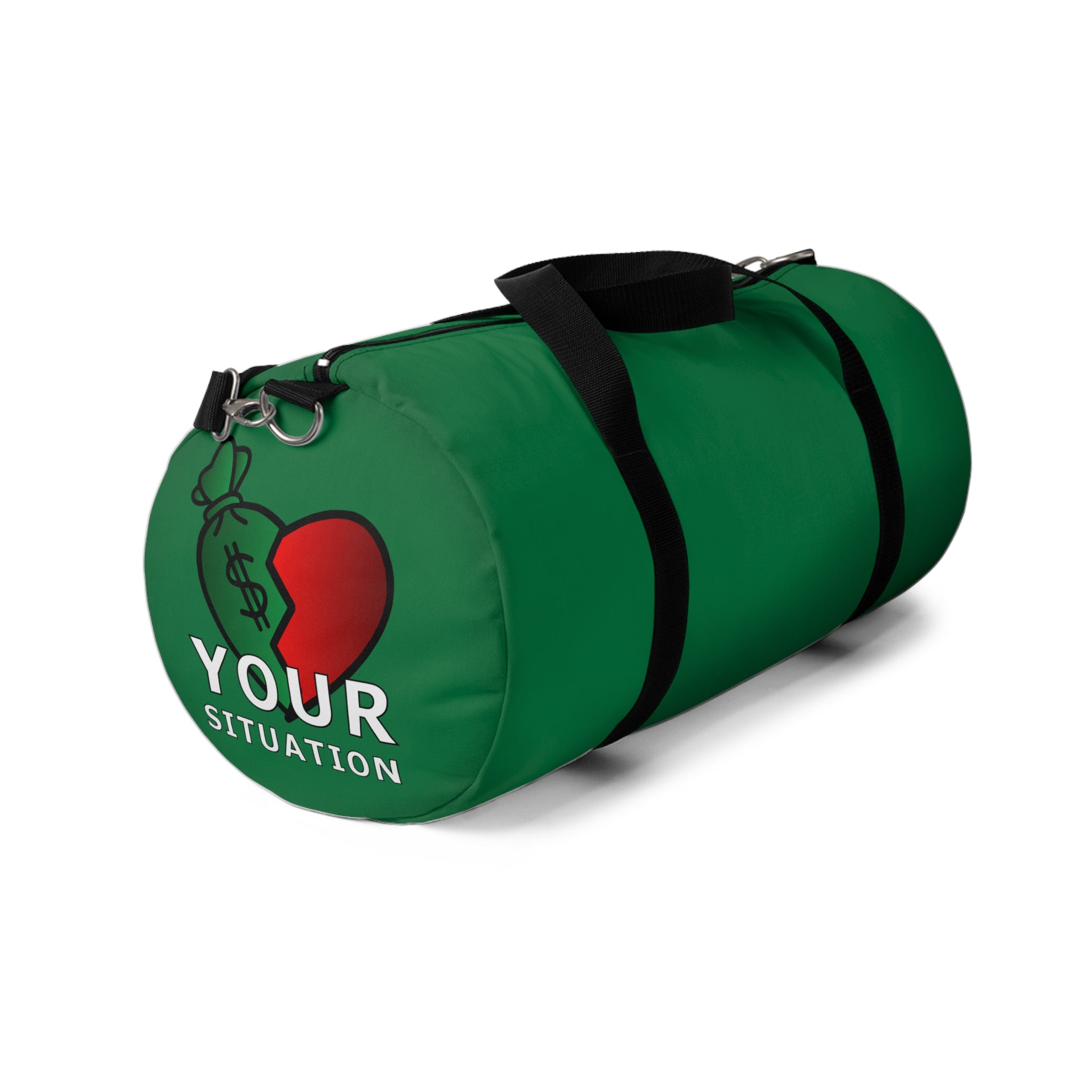 Classic Green Duffel Bag — Travel & Gym Weekend Carryall