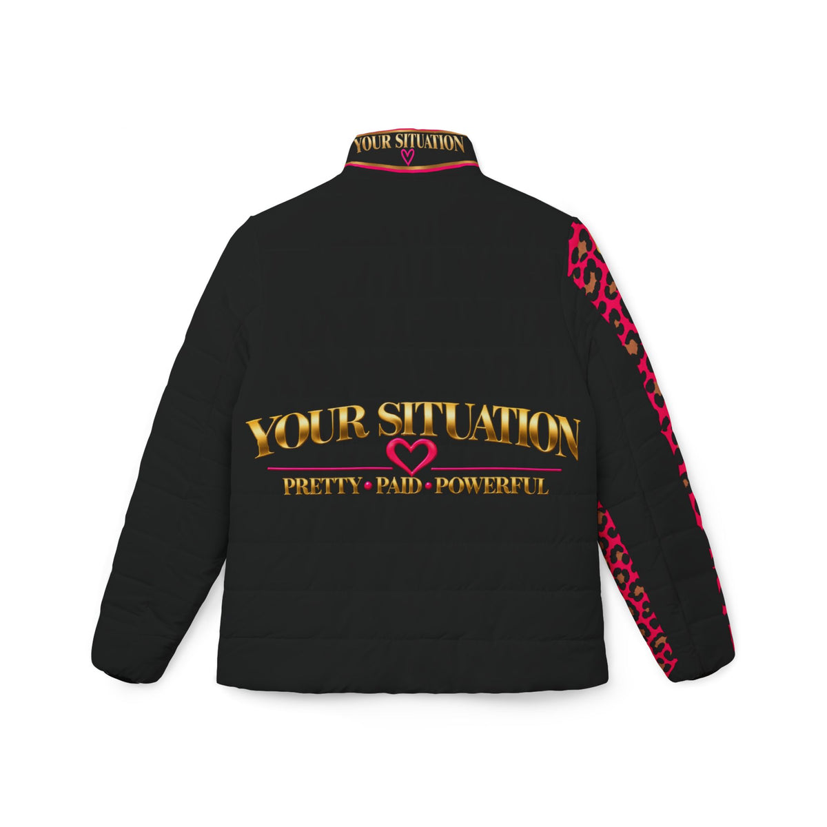 Pretty Paid Powerful Leopard Puffer Jacket | Your Situation Women’s Winter Coat