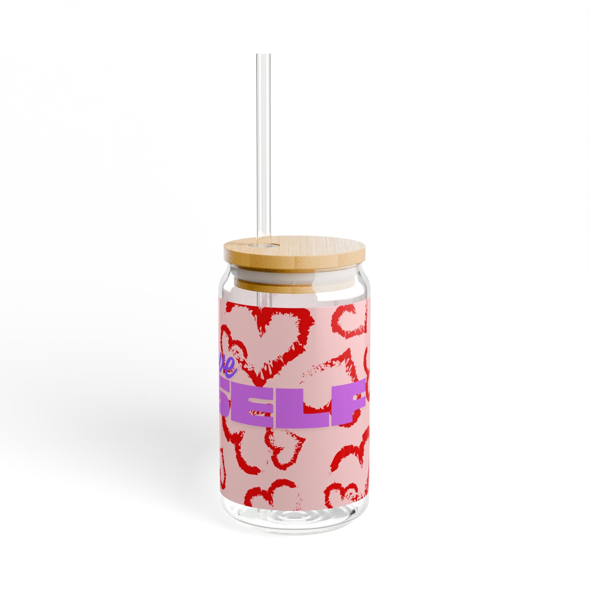 Your Situation™ Motivational Sipper Glass | Aesthetic Self-Care Drink Cup
