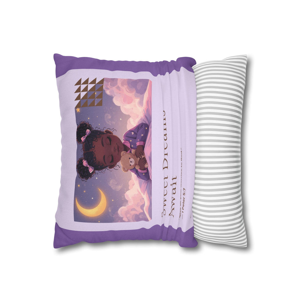 Sweet Dreams Pillowcase 💖 | Cozy Kids Bedtime Comfort (Faith-Inspired Decor)