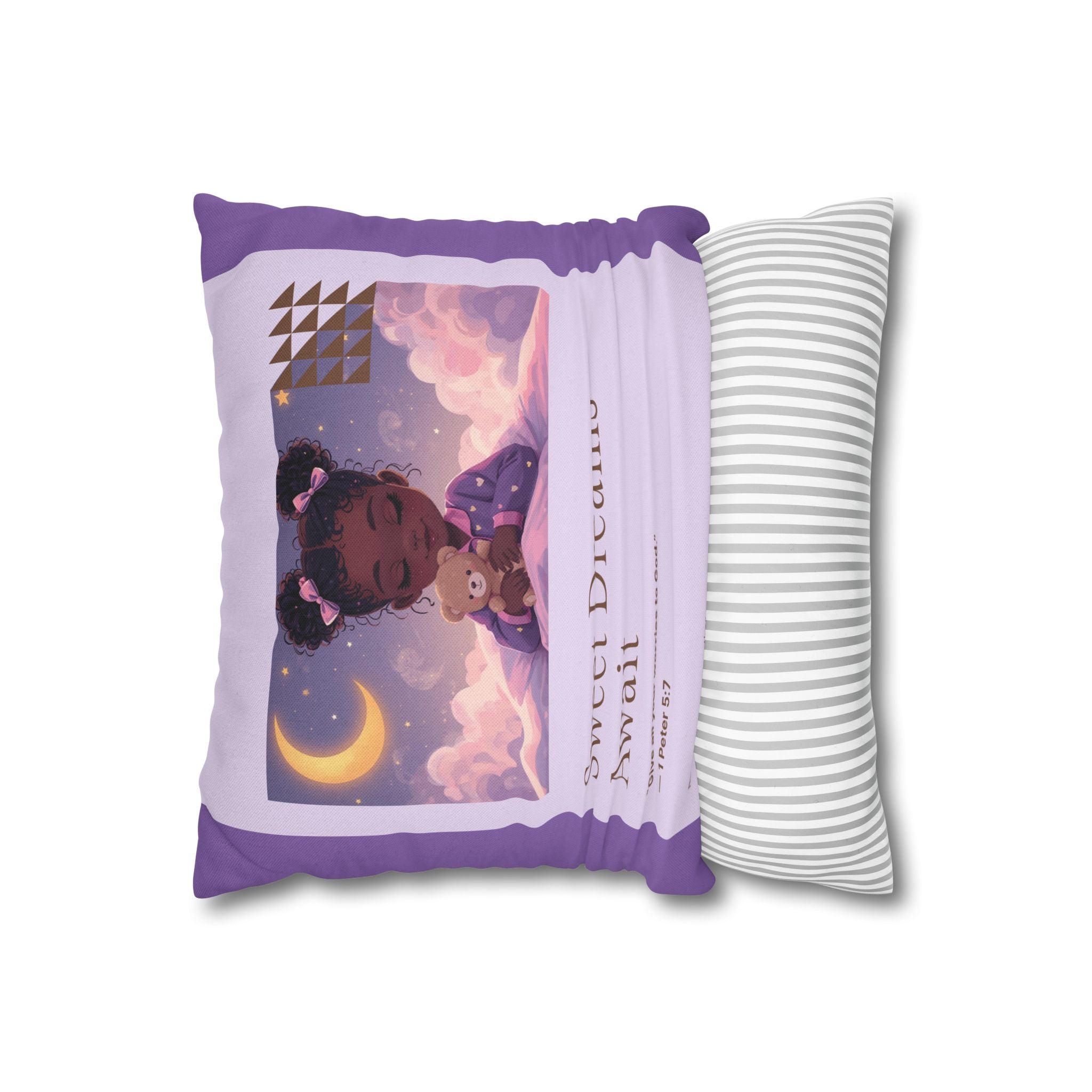Sweet Dreams Pillowcase 💖 | Cozy Kids Bedtime Comfort (Faith-Inspired Decor)