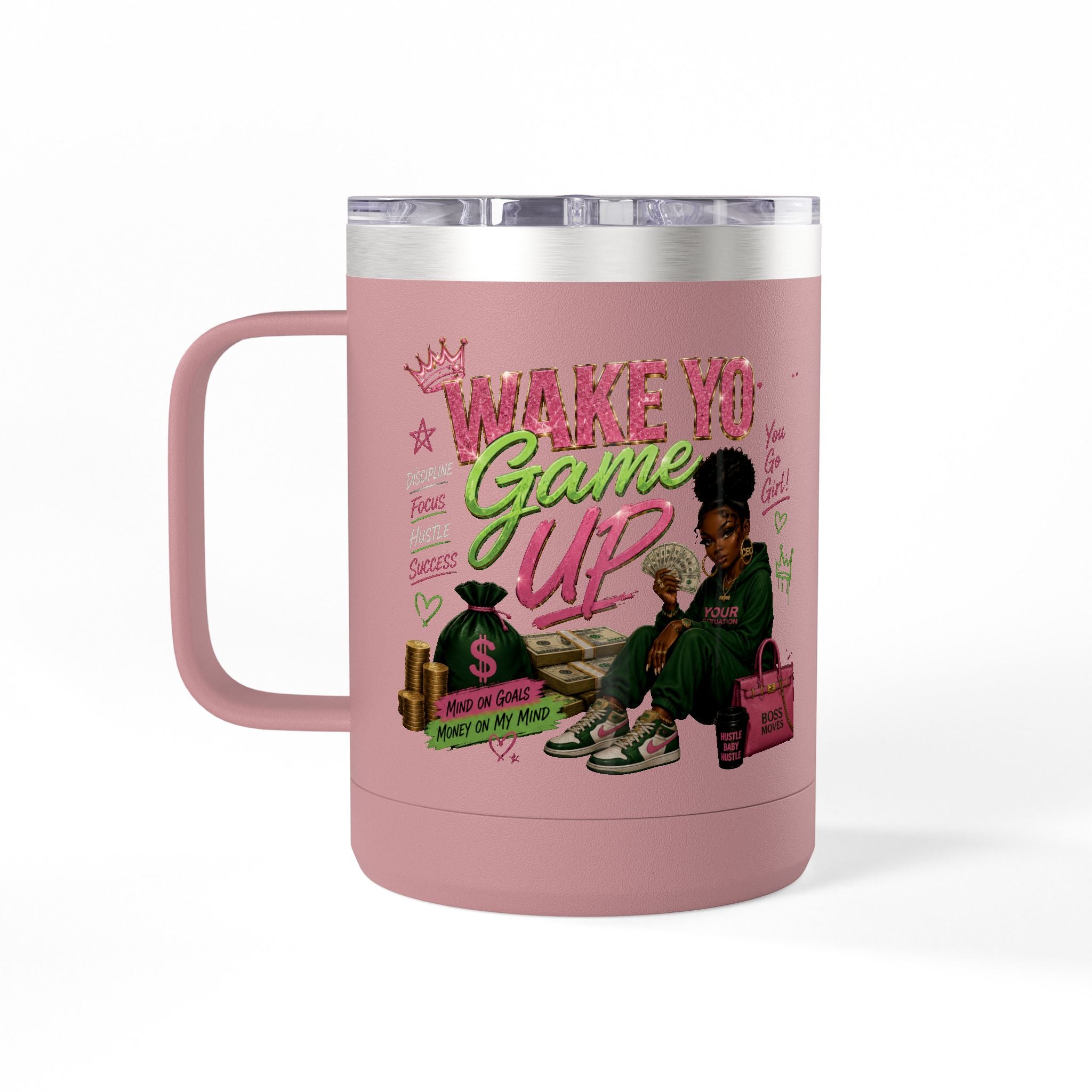 Your Situation™ “Wake Yo Game Up” Boss Babe Coffee Mug 💕☕