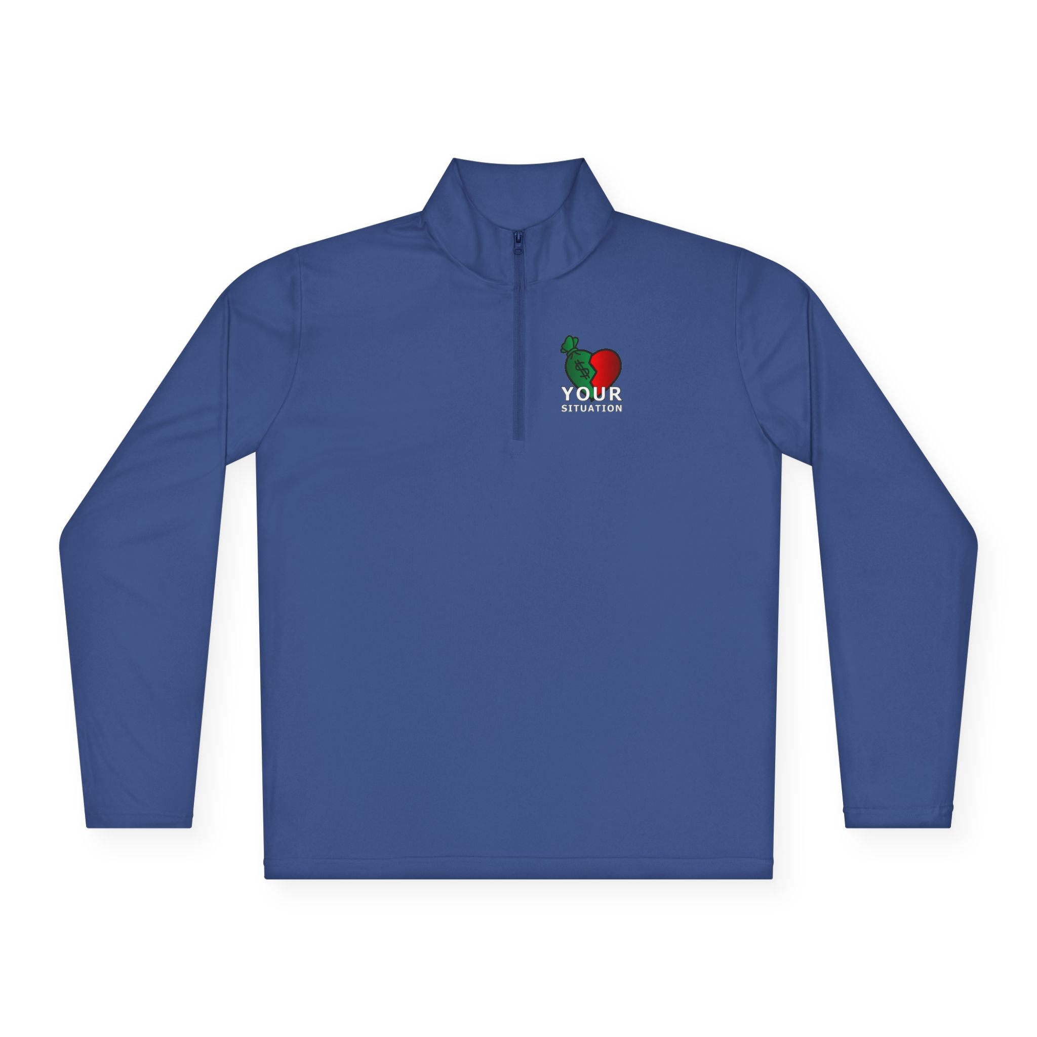 Quarter-Zip Pullover — Italian Flag Rooster "Made in Italy" Embroidered Chest