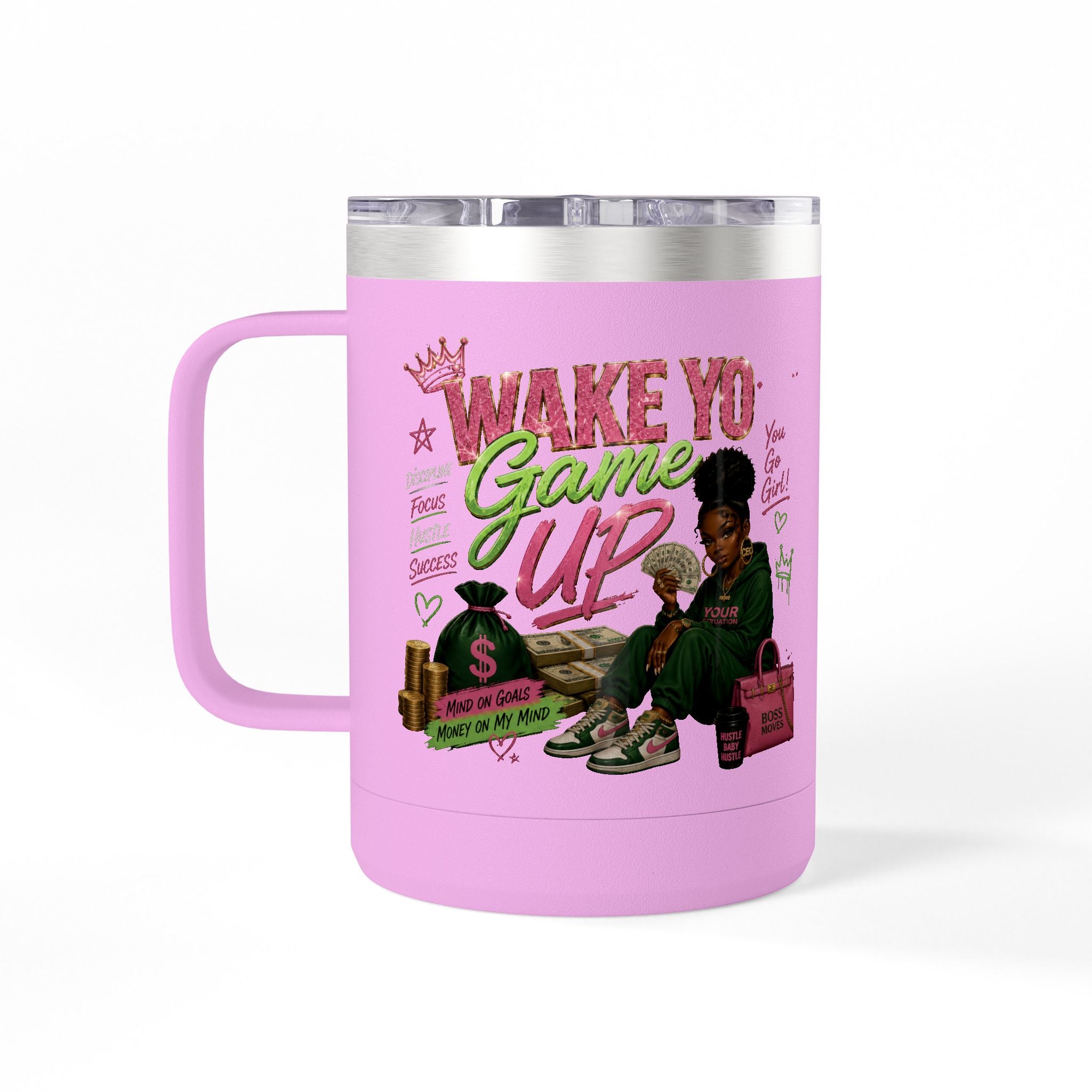 Your Situation™ “Wake Yo Game Up” Boss Babe Coffee Mug 💕☕