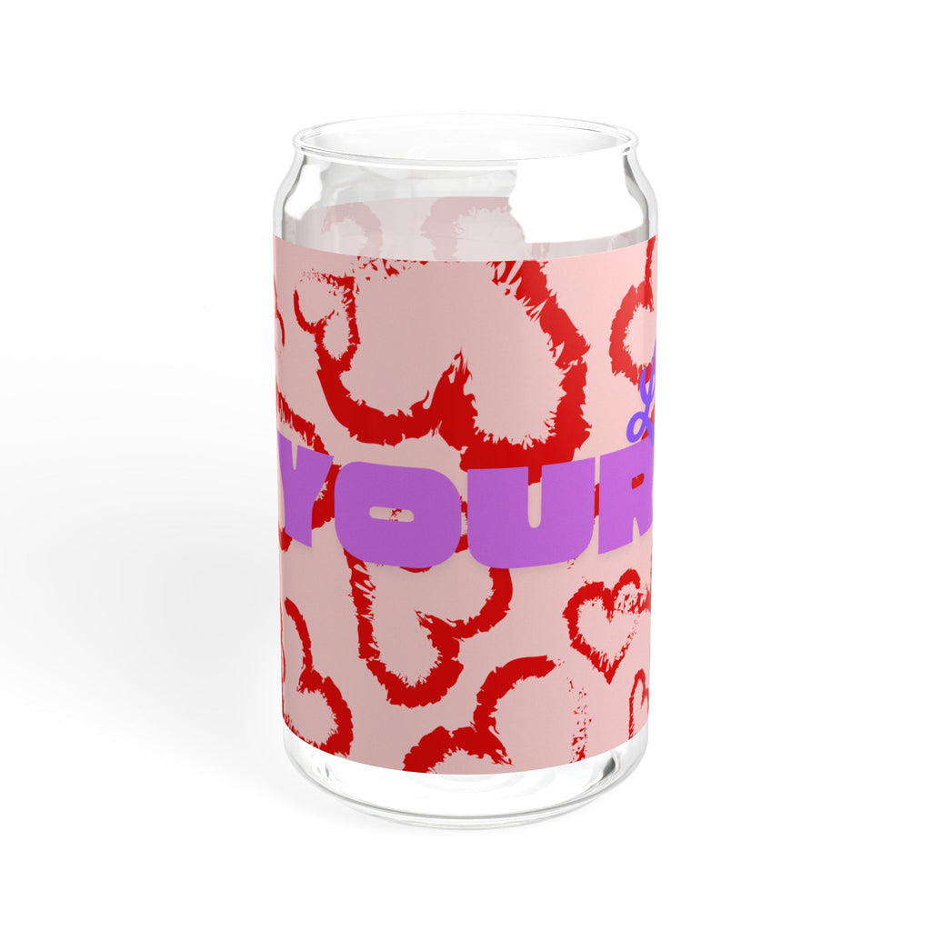 Your Situation™ Motivational Sipper Glass | Aesthetic Self-Care Drink Cup