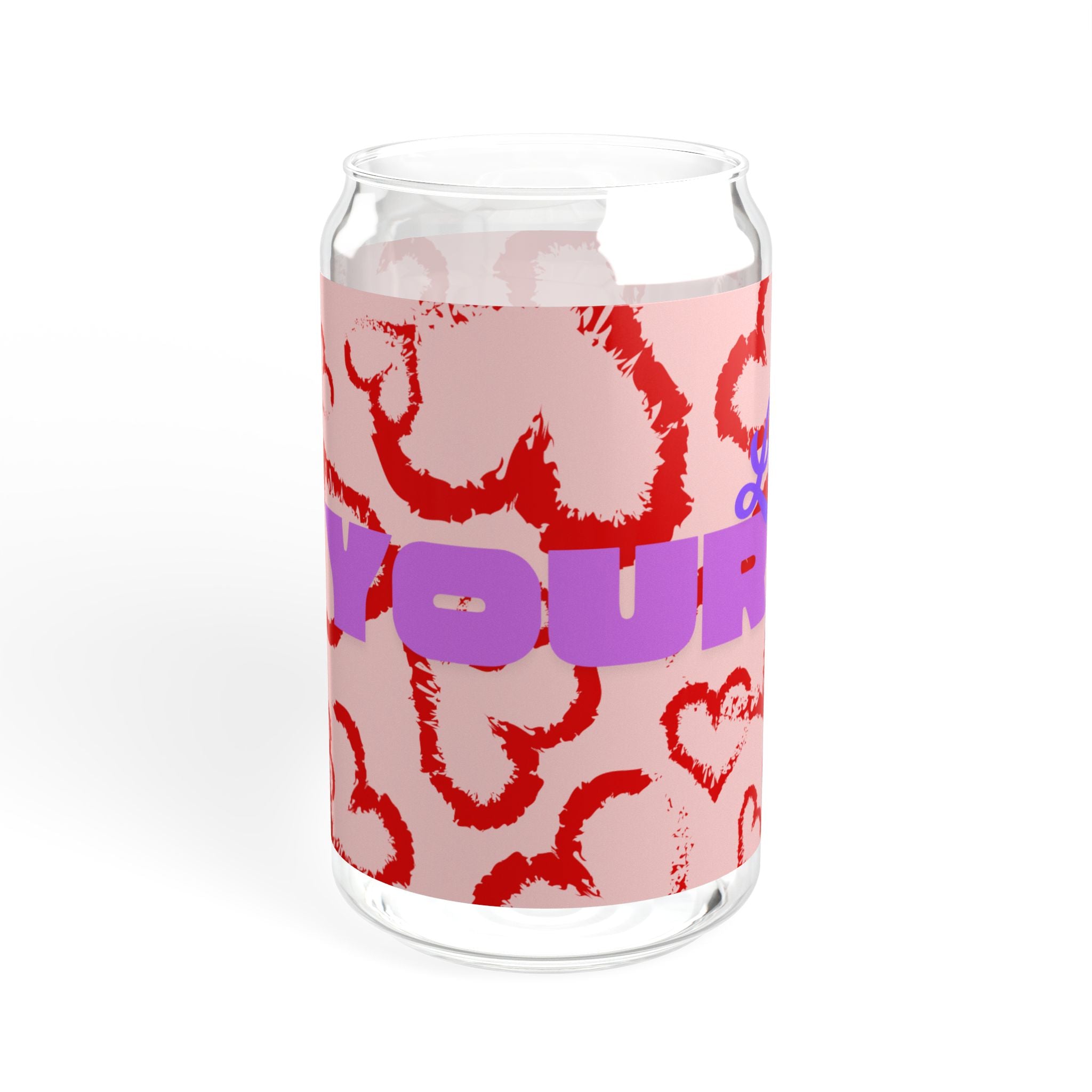 Your Situation™ Motivational Sipper Glass | Aesthetic Self-Care Drink Cup