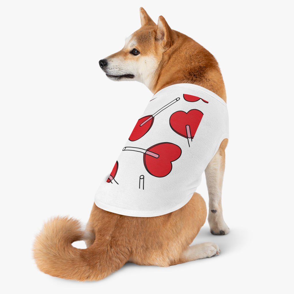Valentine Heart Lollipop Pet Tank