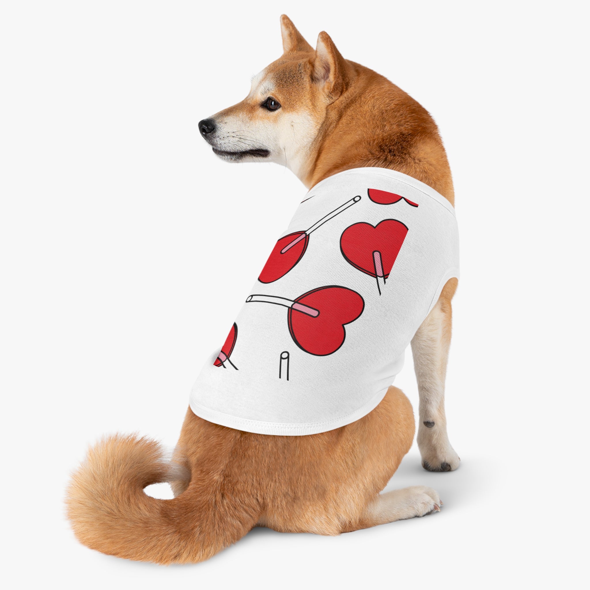 Valentine Heart Lollipop Pet Tank