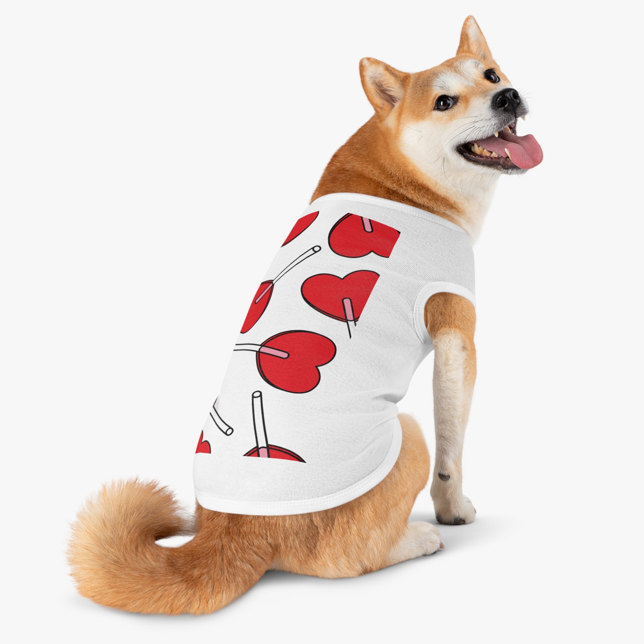Valentine Heart Lollipop Pet Tank