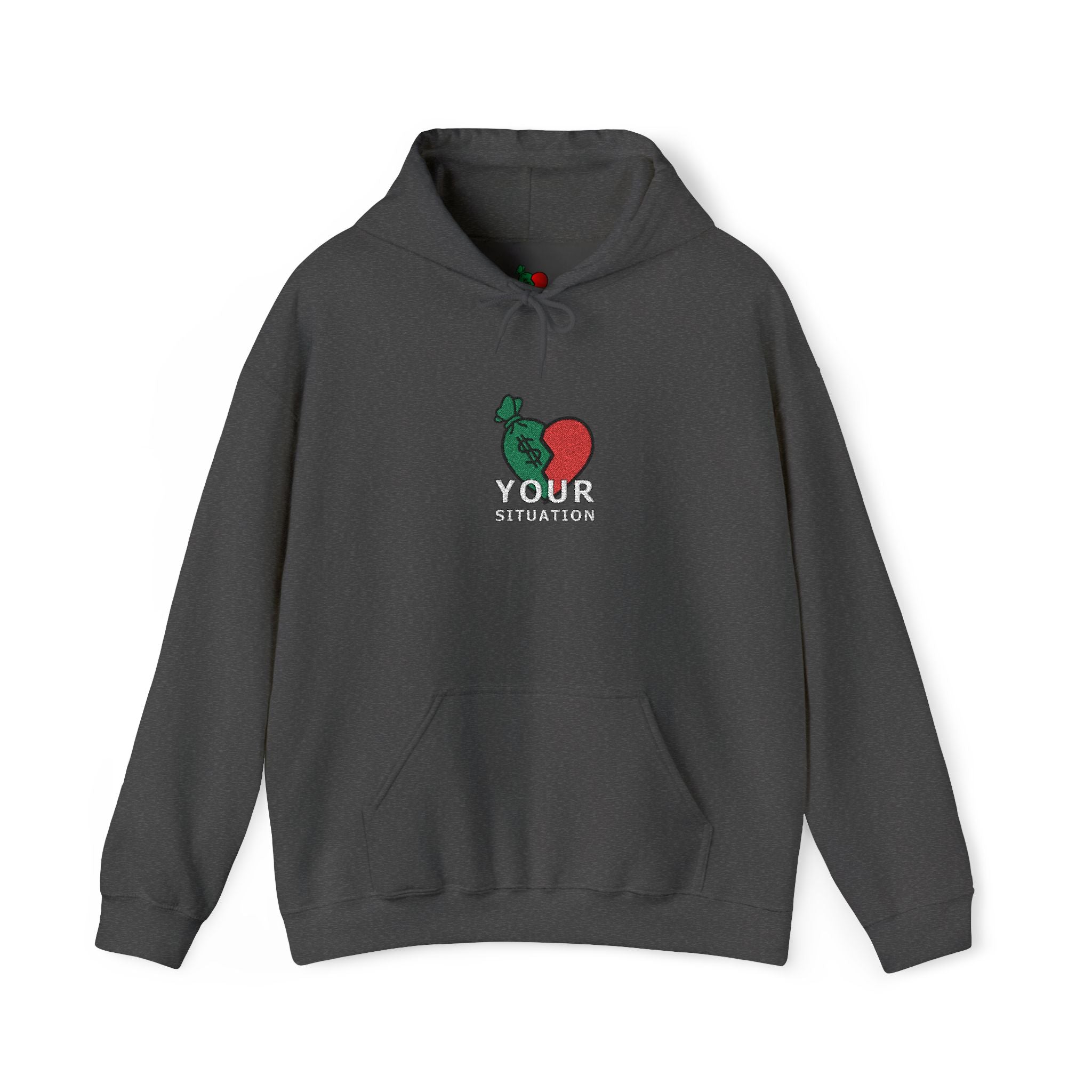 Your Situation™ Rose Heart Hoodie | Soft Life Graphic Pullover
