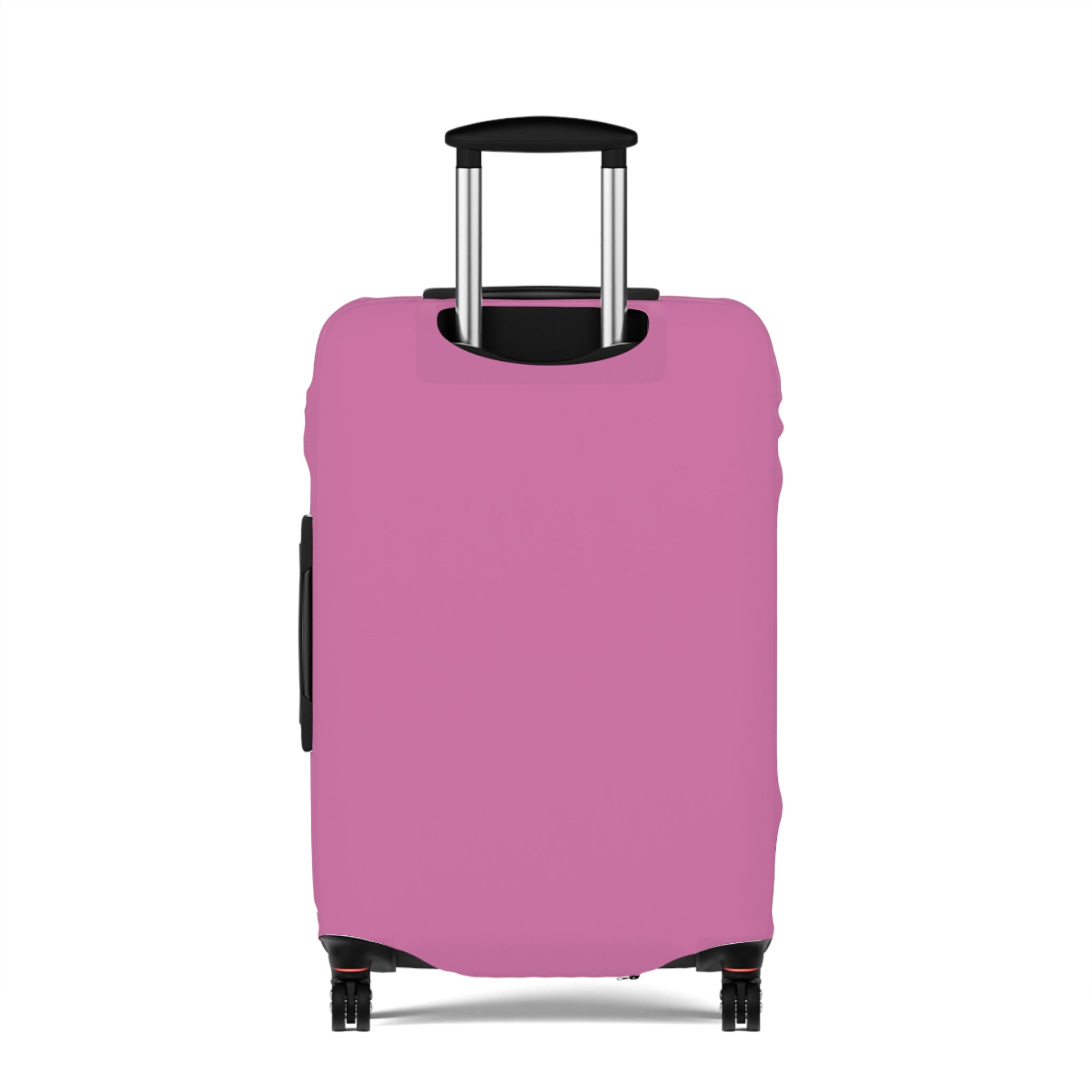 Pink Boss Babe Luggage Cover — Stylish Travel Case Protector with Money Girl Illustration