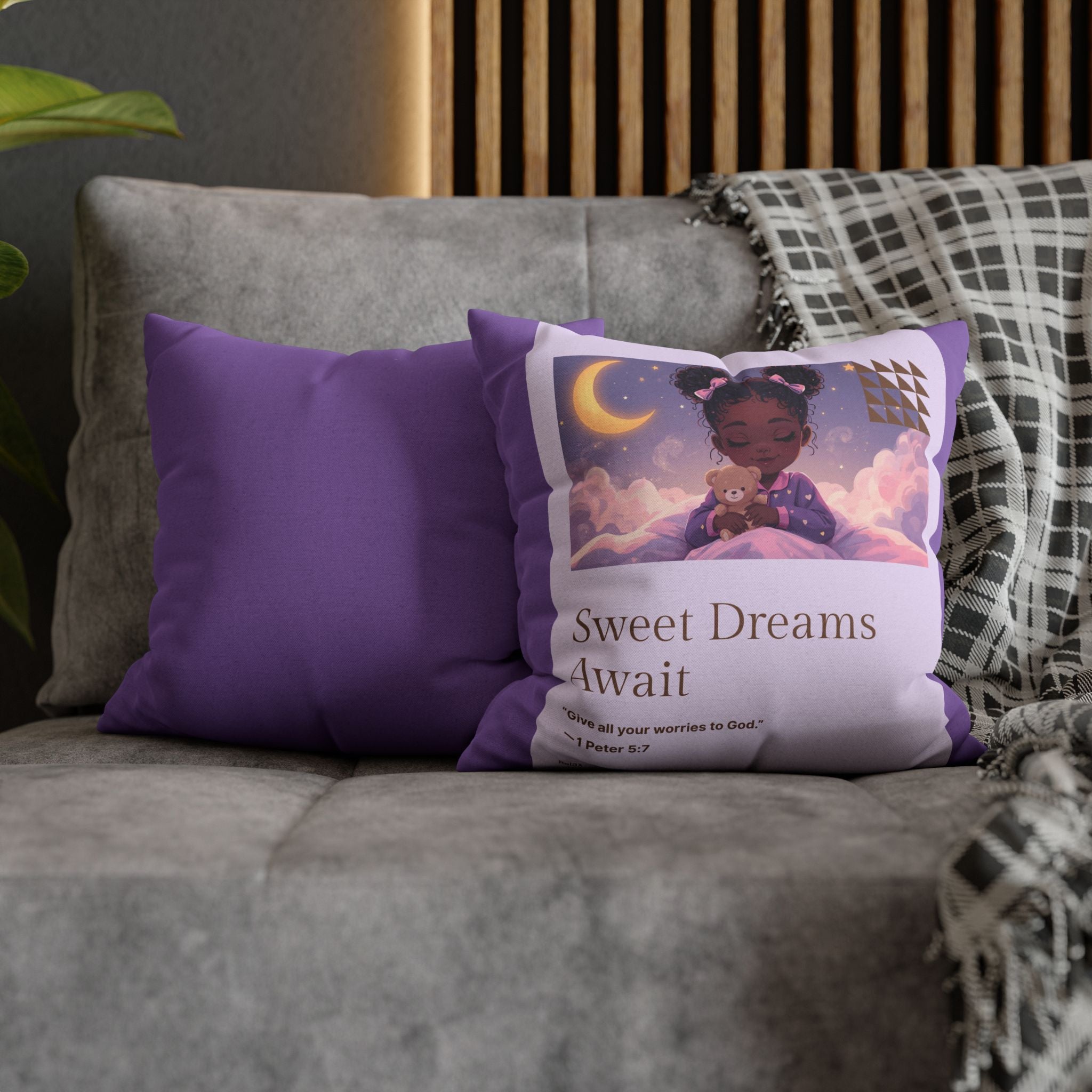 Sweet Dreams Pillowcase 💖 | Cozy Kids Bedtime Comfort (Faith-Inspired Decor)