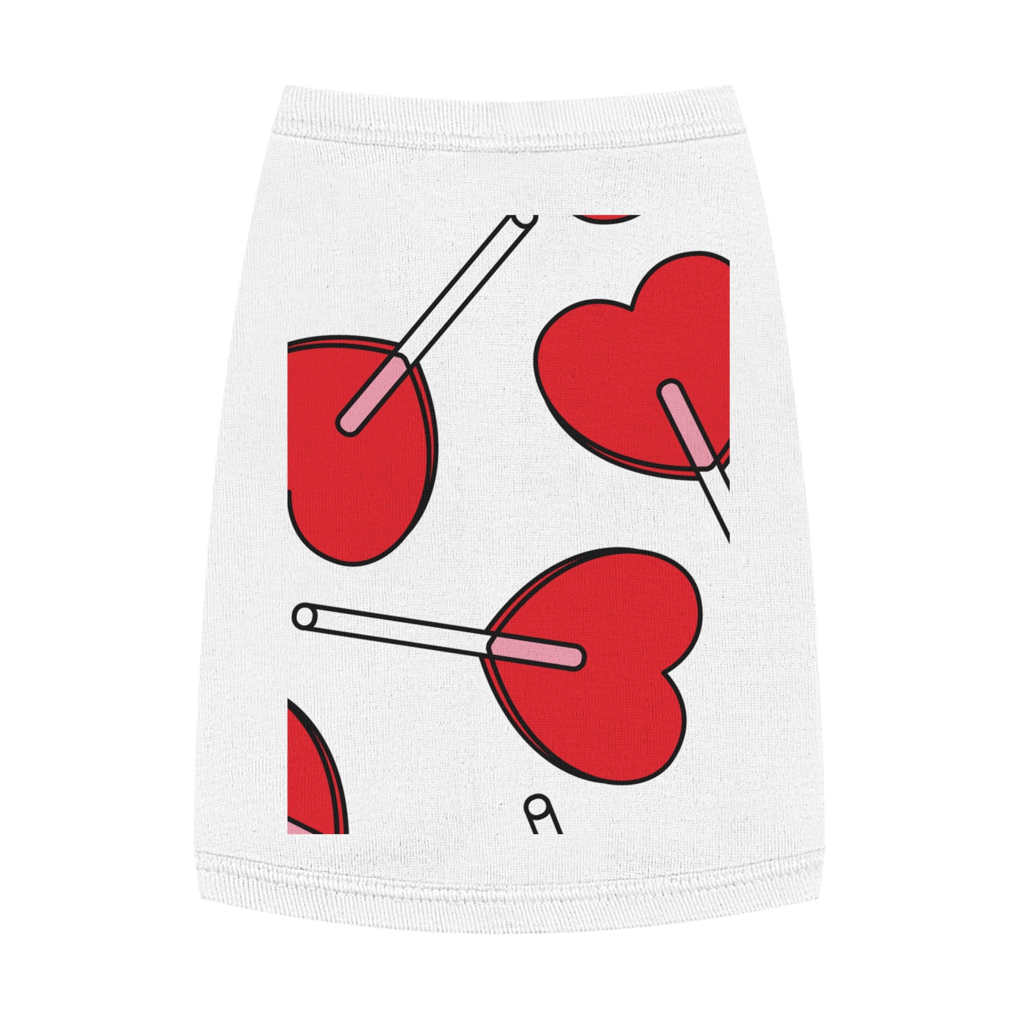 Valentine Heart Lollipop Pet Tank