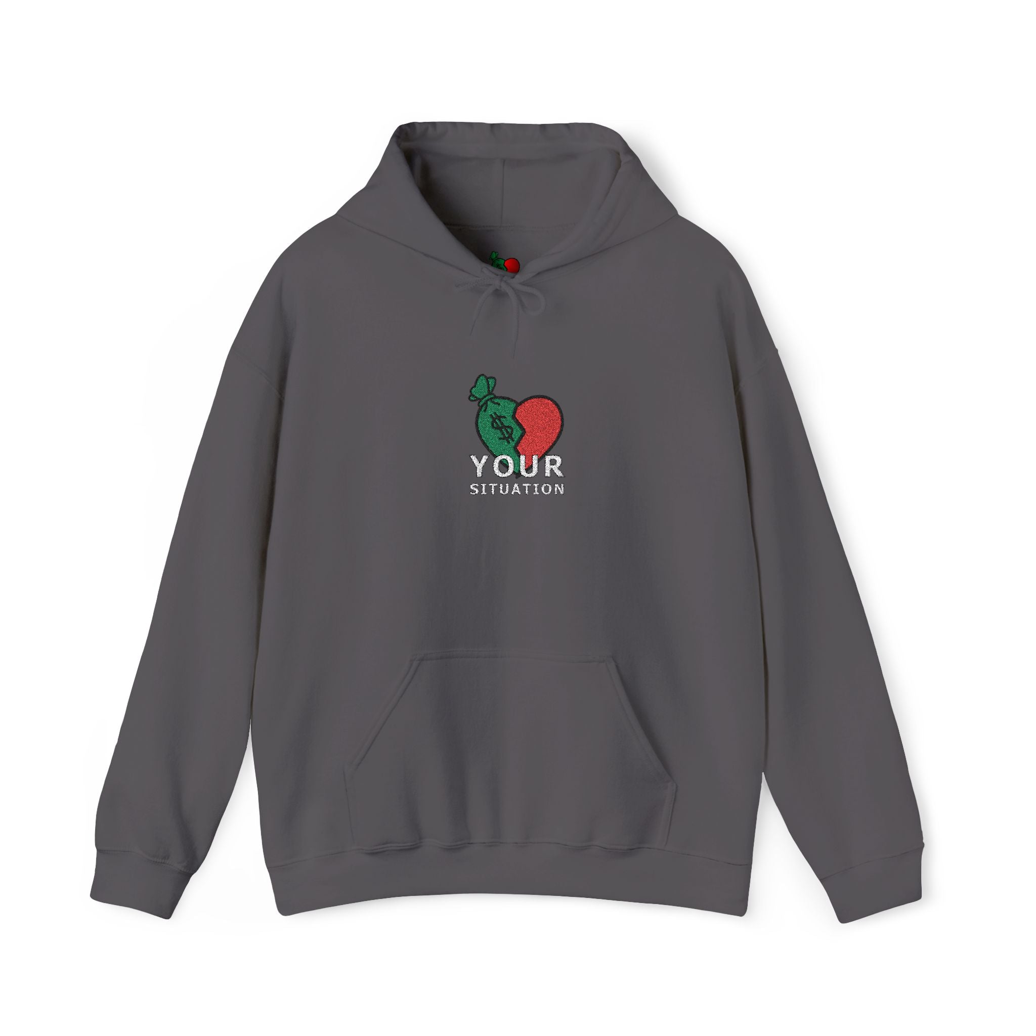 Your Situation™ Rose Heart Hoodie | Soft Life Graphic Pullover