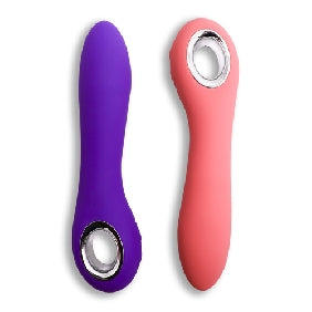 7 Speeds Rechargeable Silicone Vibrator with Rotation and Heating