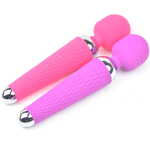 10-Speed Rechargeable Silicone Wand Massager (USB Recharging)