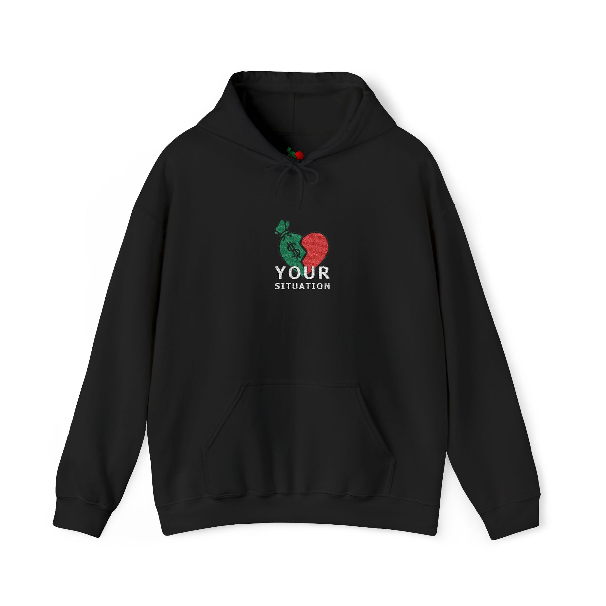 Your Situation™ Rose Heart Hoodie | Soft Life Graphic Pullover