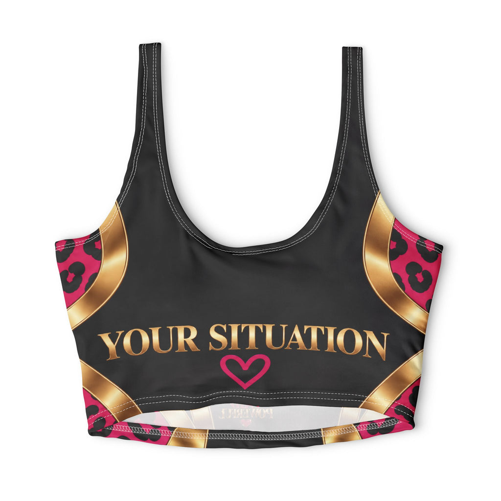 Pretty Paid Powerful Leopard Sports Bra | Your Situation Activewear