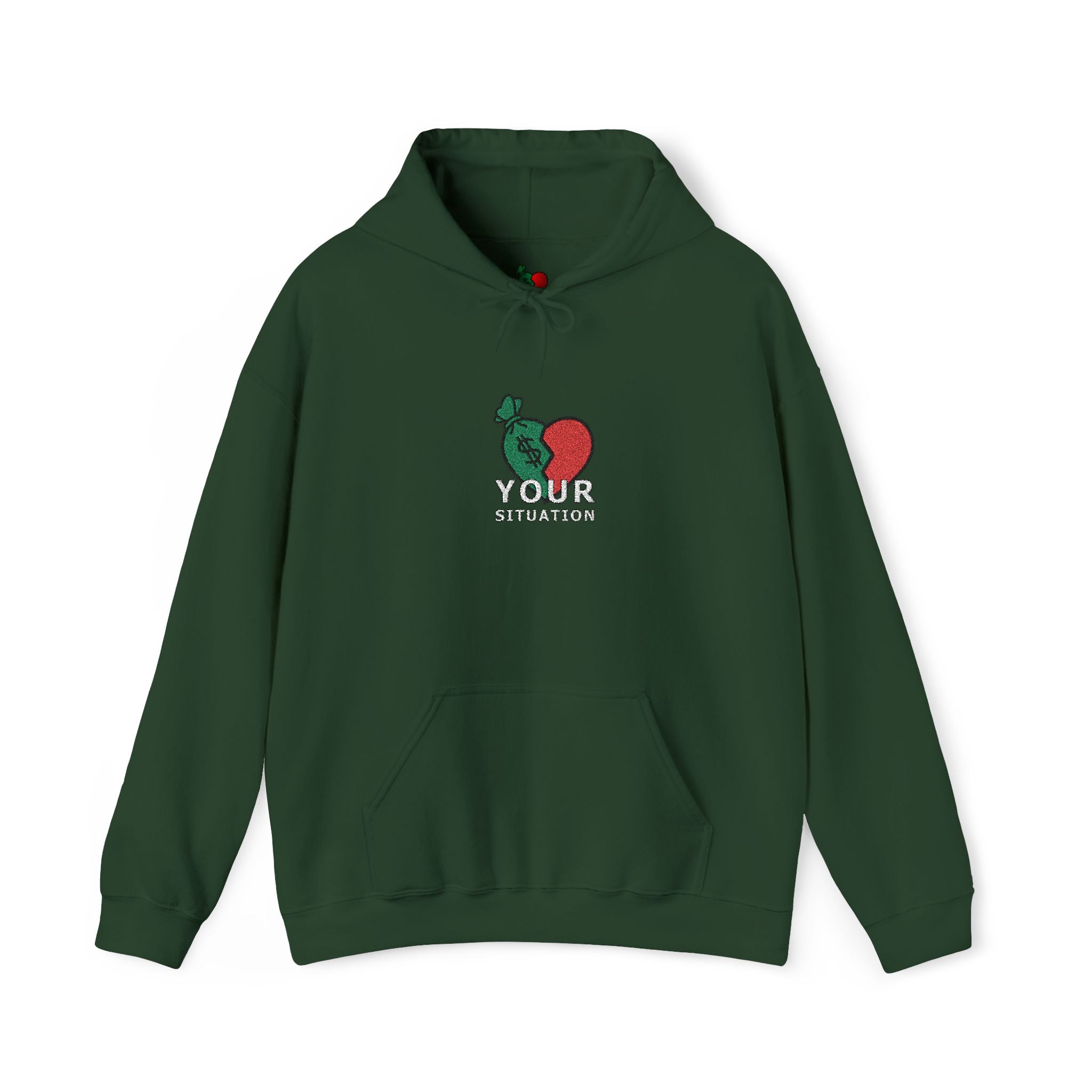 Your Situation™ Rose Heart Hoodie | Soft Life Graphic Pullover