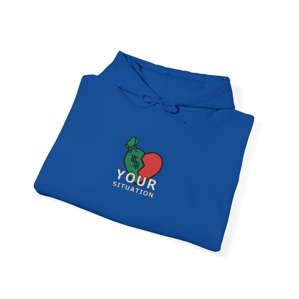 Your Situation™ Rose Heart Hoodie | Soft Life Graphic Pullover