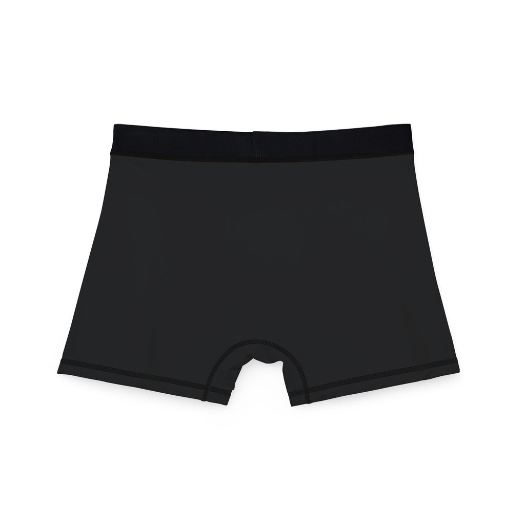 Black Men’s Boxer Briefs — Comfortable All-Over Print Undergarment