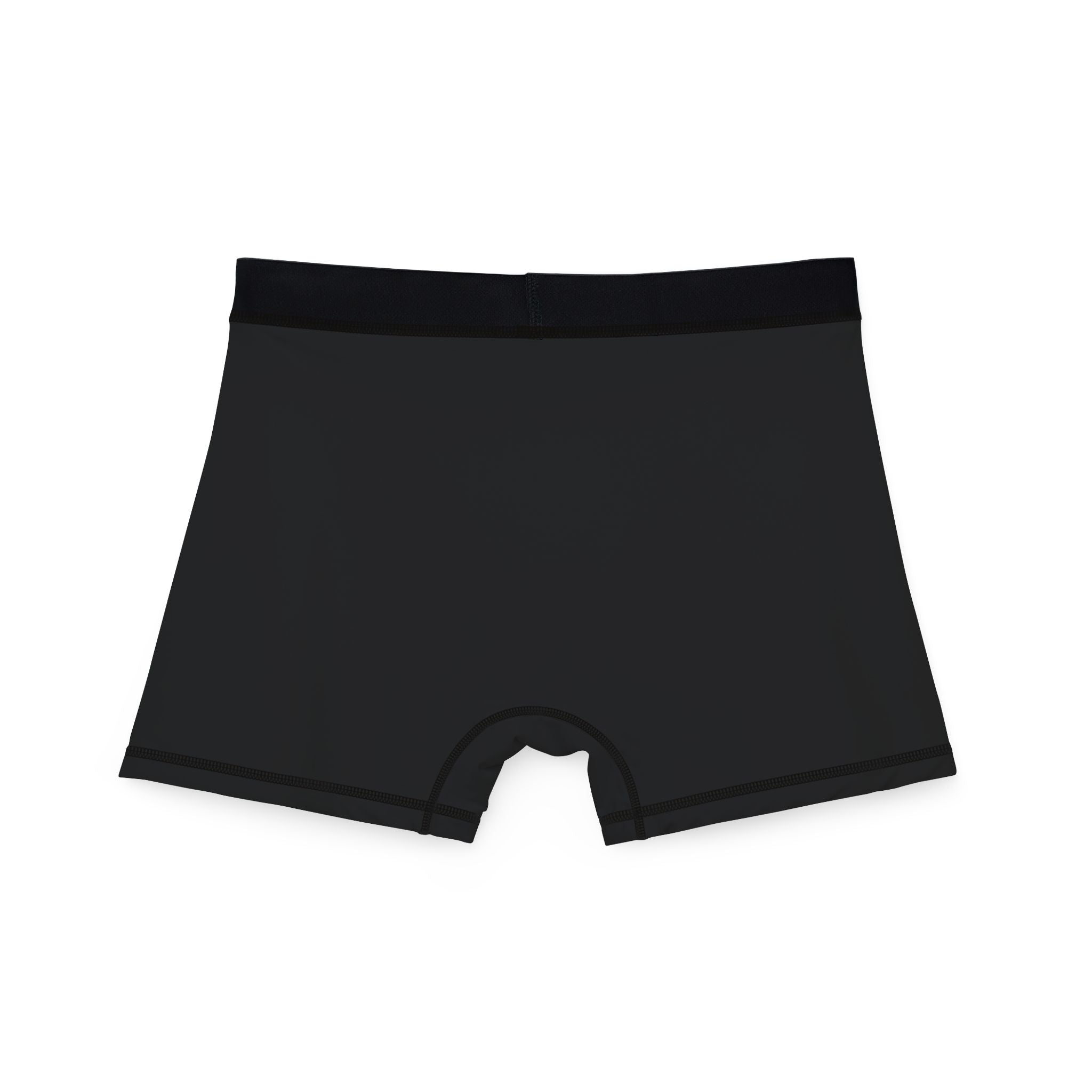 Black Men’s Boxer Briefs — Comfortable All-Over Print Undergarment
