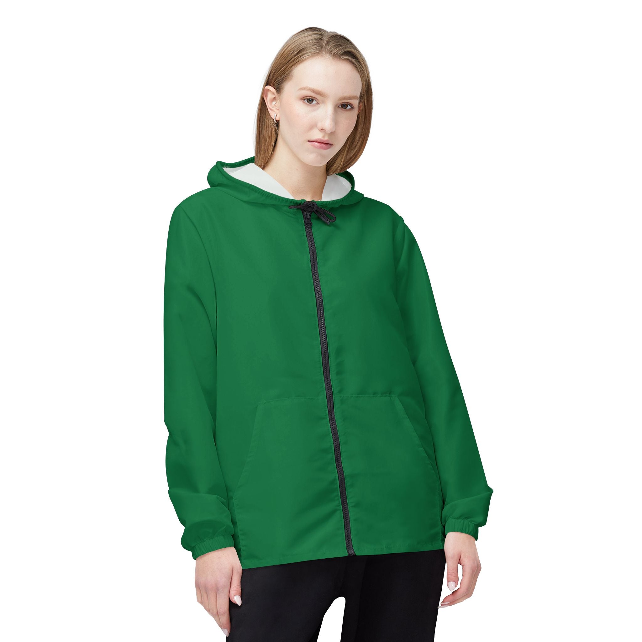 Red Heart & Money Bag Windbreaker Jacket — "Your Situation" Graphic Hooded Windbreaker
