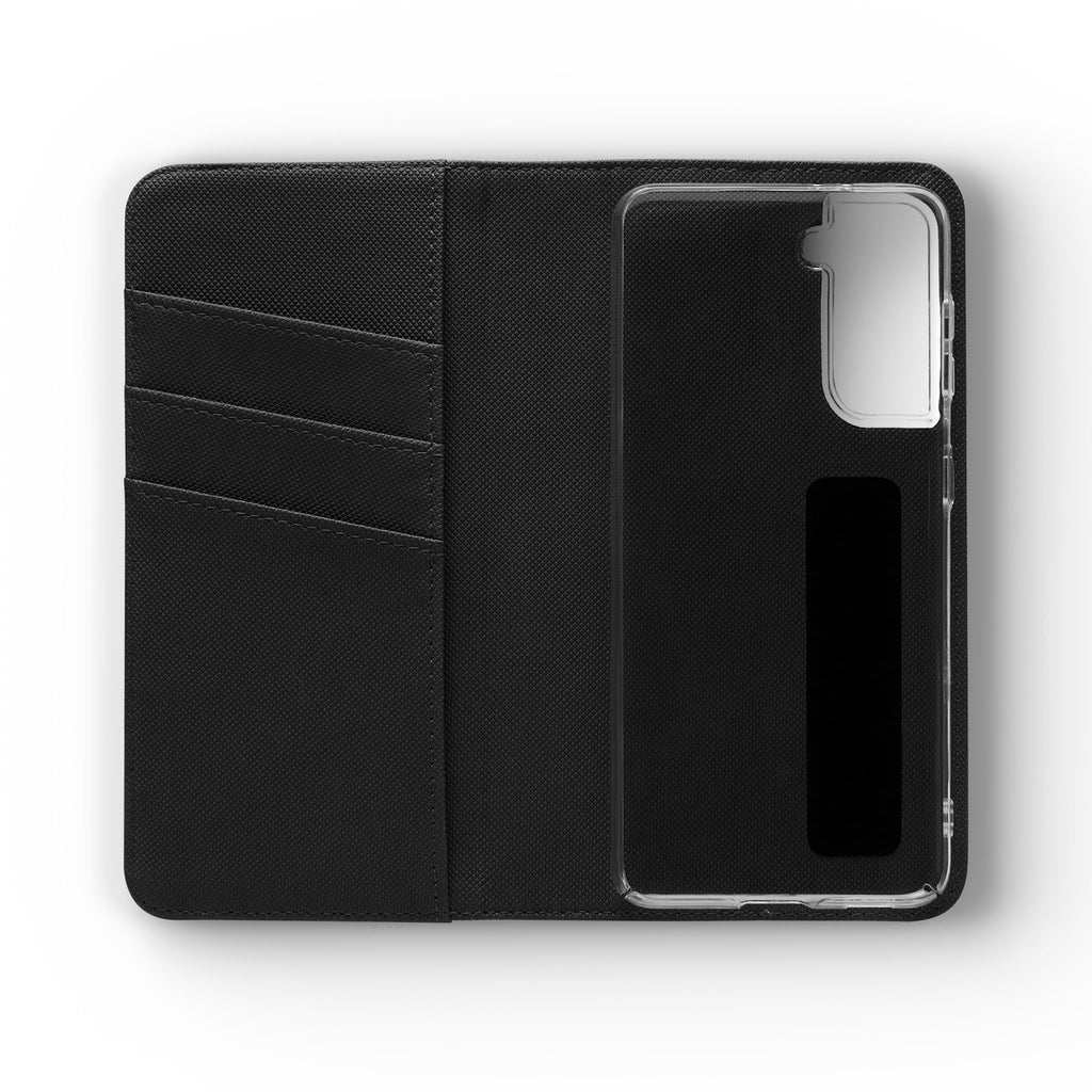 Money Girl Phone Flip Case — Cute Urban Cartoon Wallet Cover