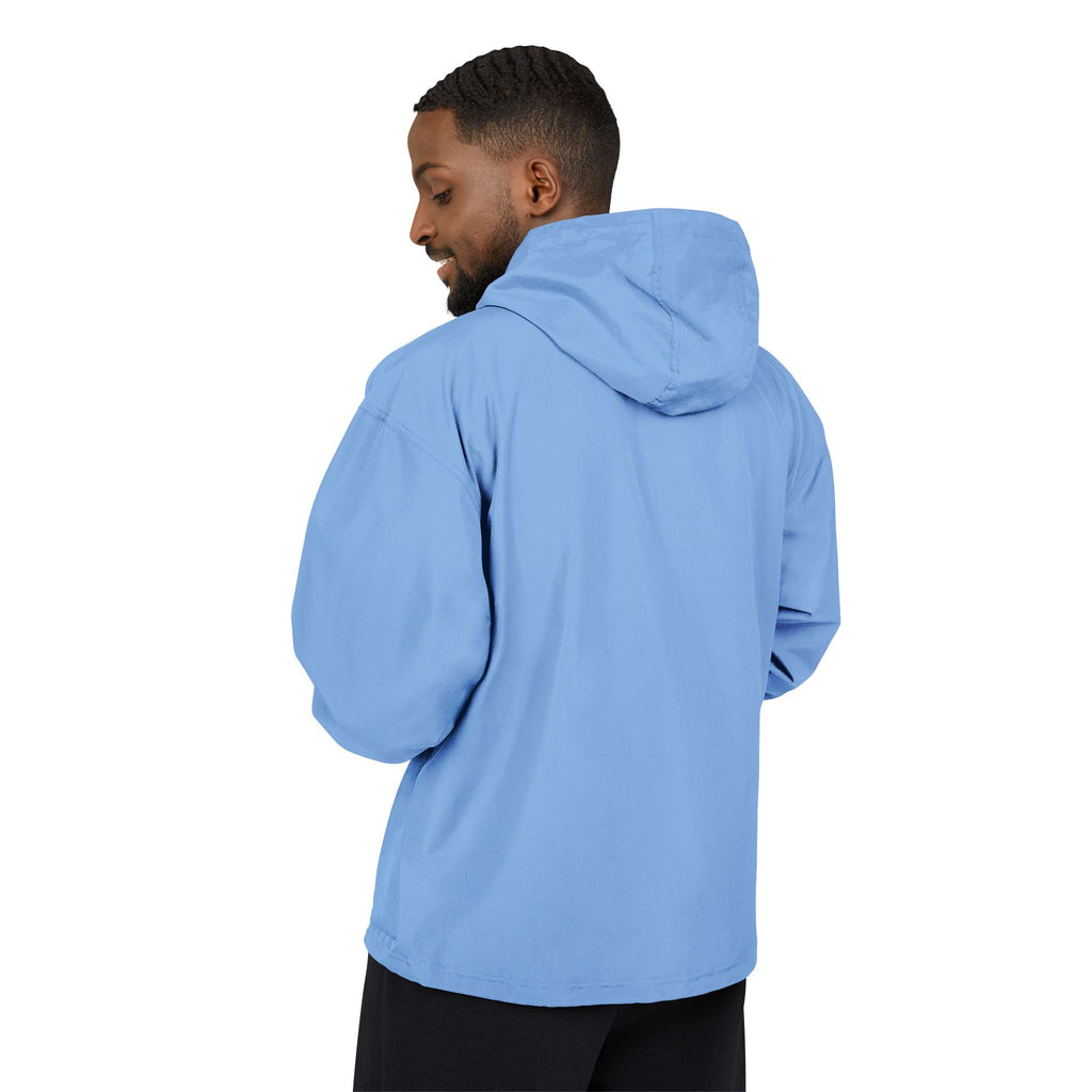 Orange Packable Anorak Jacket with 'Champion' Rose Logo — Lightweight Windbreaker