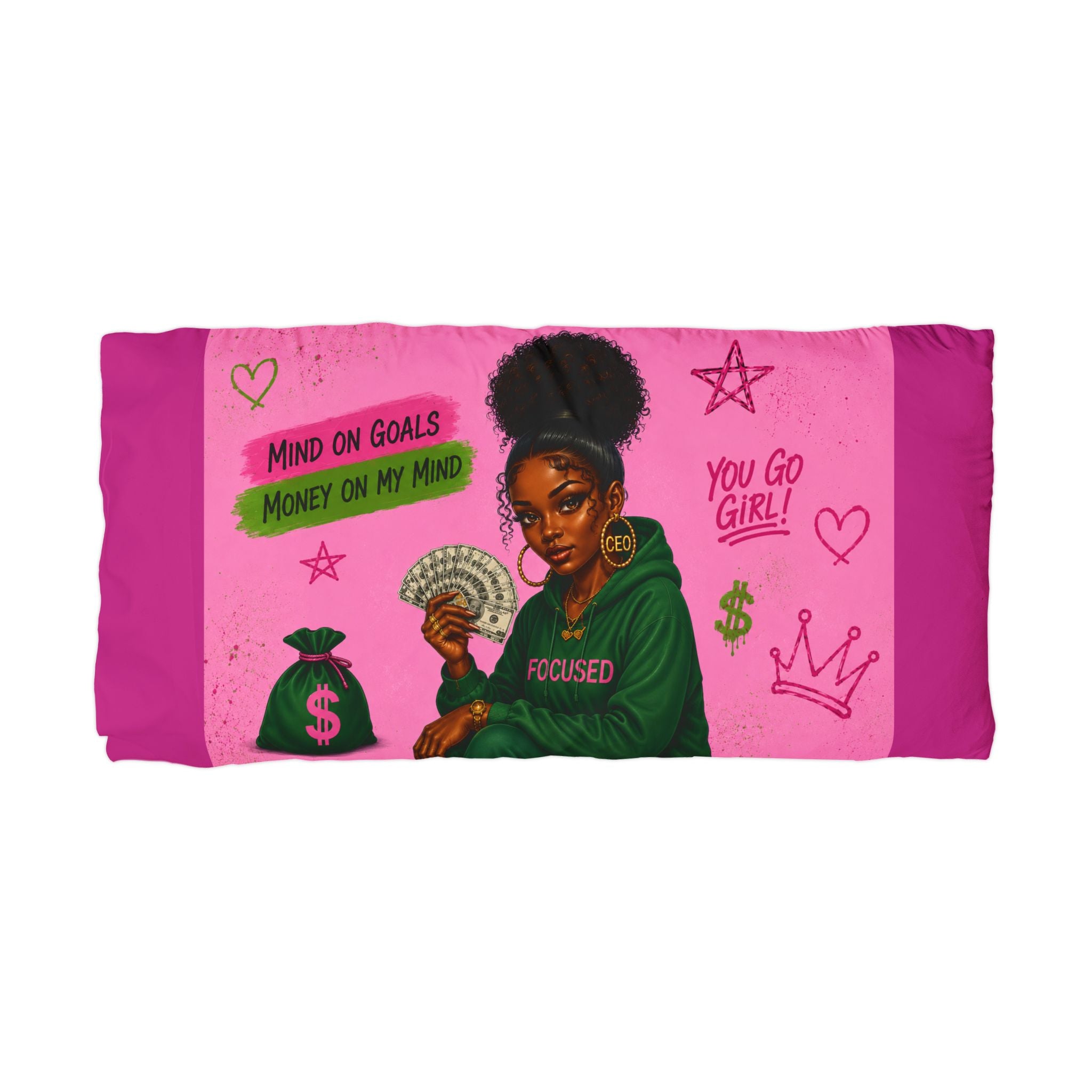 Your Situation™ Focused Boss Babe Pillow Cover 💕💸