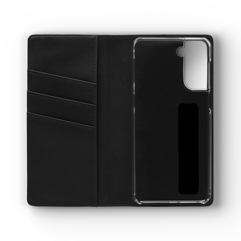 Money Girl Phone Flip Case — Cute Urban Cartoon Wallet Cover