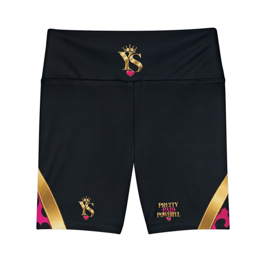 Workout Shorts — 'Your Situation' Money & Heart Graphic Women's Activewear