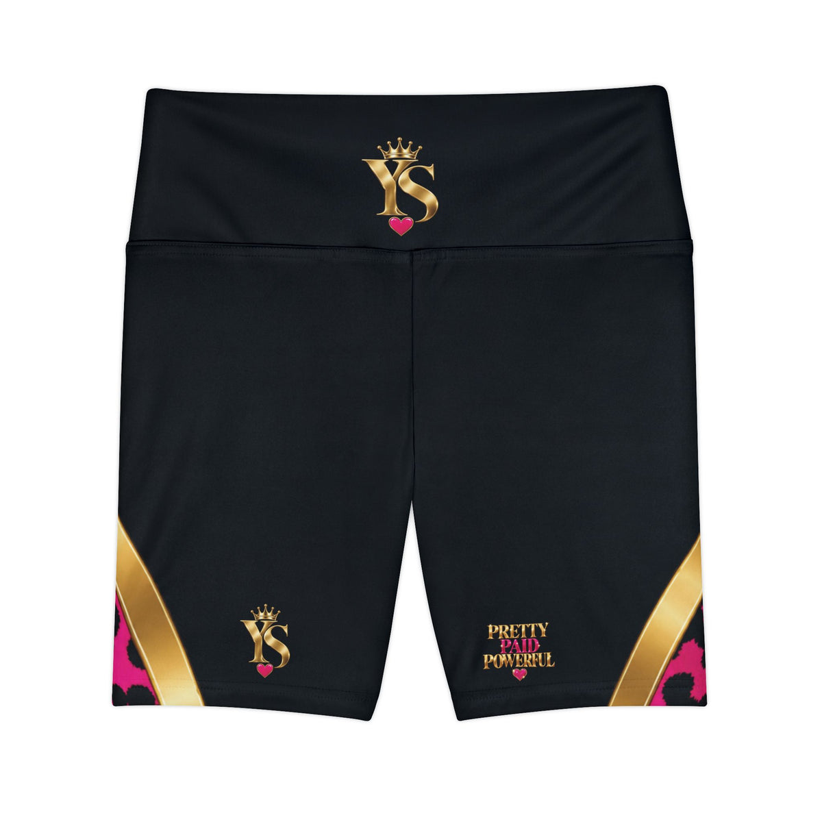 Workout Shorts — 'Your Situation' Money & Heart Graphic Women's Activewear