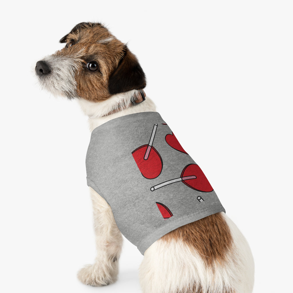 Valentine Heart Lollipop Pet Tank